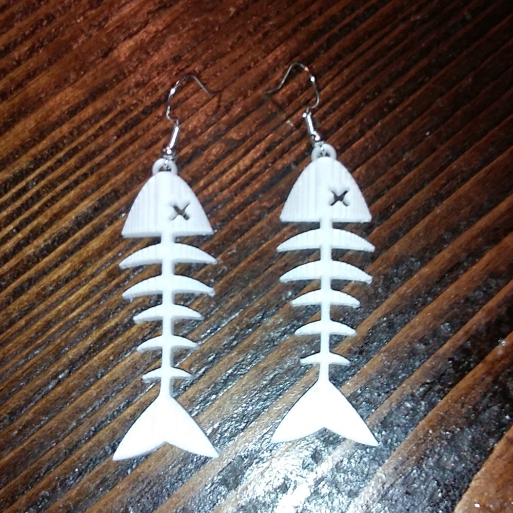 Fishbone Earrings